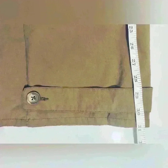 Forever 21 Nylon Baggy Cargo Pants, Women’s Size Small, Khaki - Picture 7 of 13